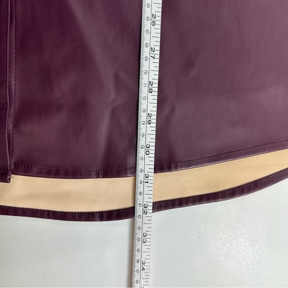 HUE Women's Burgundy Button-Down Shirt - Picture 8 of 9